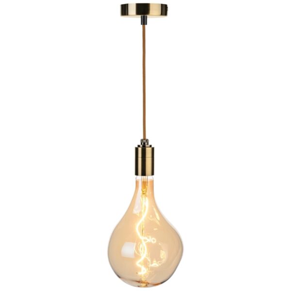 Design Glühbirne, LED Tropfenlampe, mundgeblasene Glühbirne, Filamentlampe, nachhaltige Lampe, Retro LED, Pirum Leuchte, Vintage LED