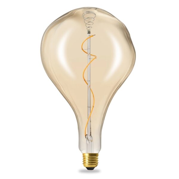 Design Glühbirne, LED Tropfenlampe, mundgeblasene Glühbirne, Filamentlampe, nachhaltige Lampe, Retro LED, Pirum Leuchte, Vintage LED