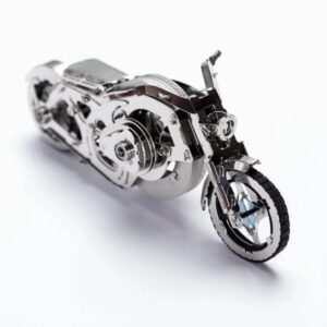 Modellbausatz Motorrad, Chrome Rider, mechanisches Modell, Motorrad aus Metall, DIY Motorrad, Geschenk für Bastler, Technikspielzeug, Time for Machine