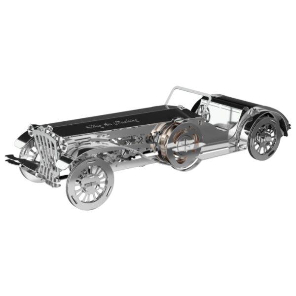 Modellbau, Oldtimer Modell, Metallbausatz Auto, Edelstahl Modellauto, Retro Auto Bausatz, Time for Machine, mechanisches Modell, Glorious Cabrio