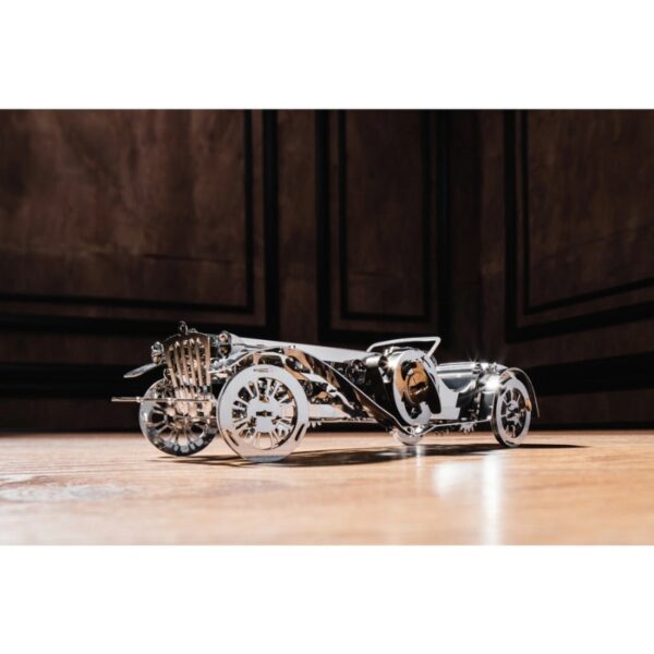 Oldtimer Modell, Metallbausatz Auto, Edelstahl Modellauto, Retro Auto Bausatz, Time for Machine, mechanisches Modell, Glorious Cabrio