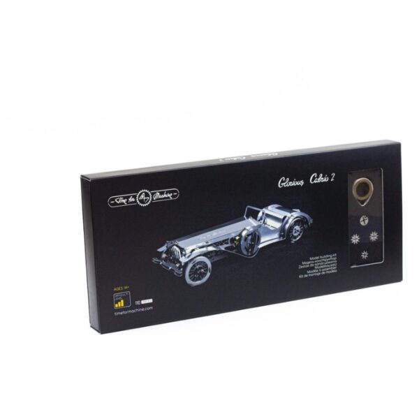 Oldtimer Modell, Metallbausatz Auto, Edelstahl Modellauto, Retro Auto Bausatz, Time for Machine, mechanisches Modell, Glorious Cabrio